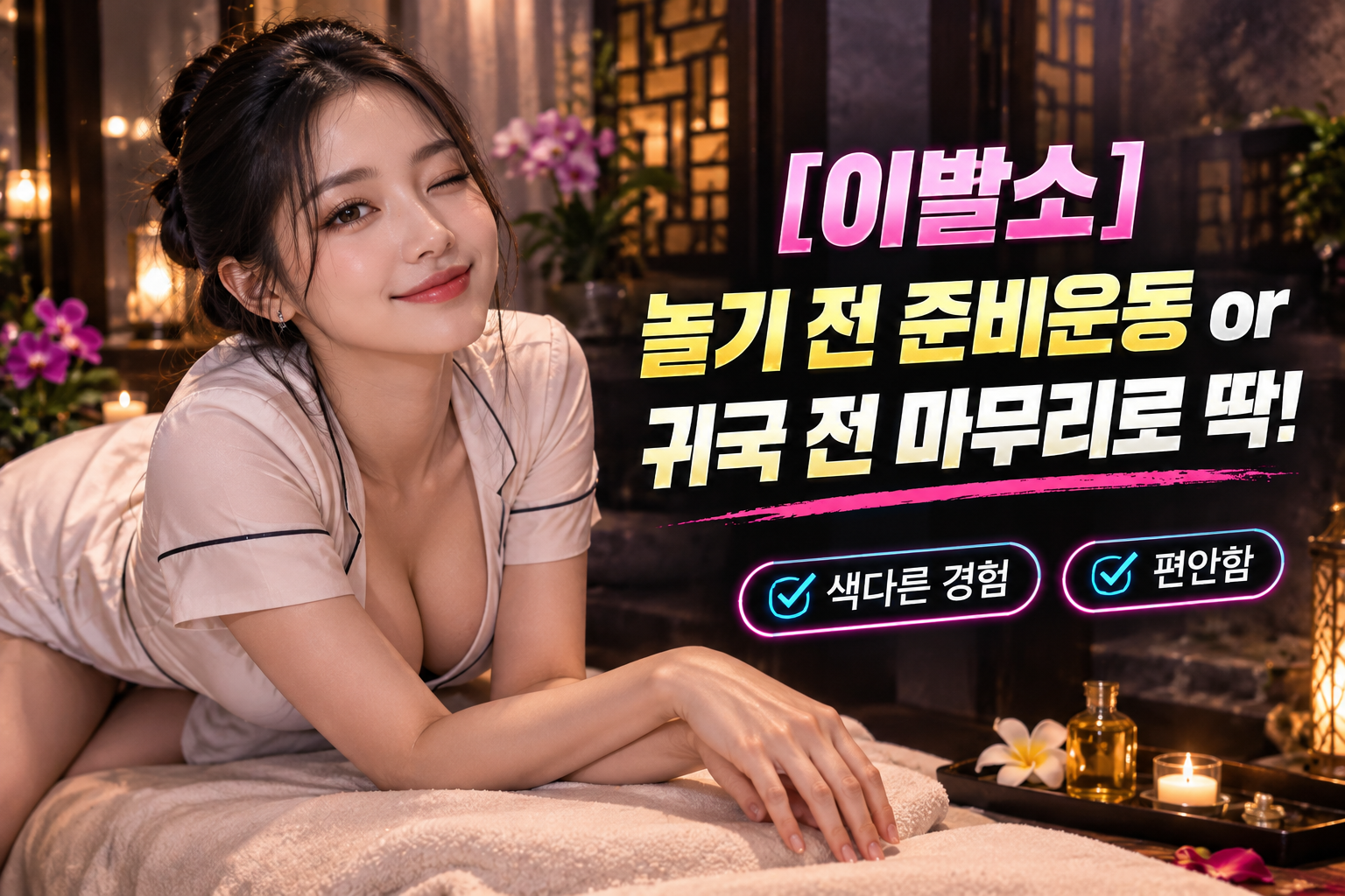 [이발소] 놀기 전 준비운동 or 귀국 전 마무리로 딱!