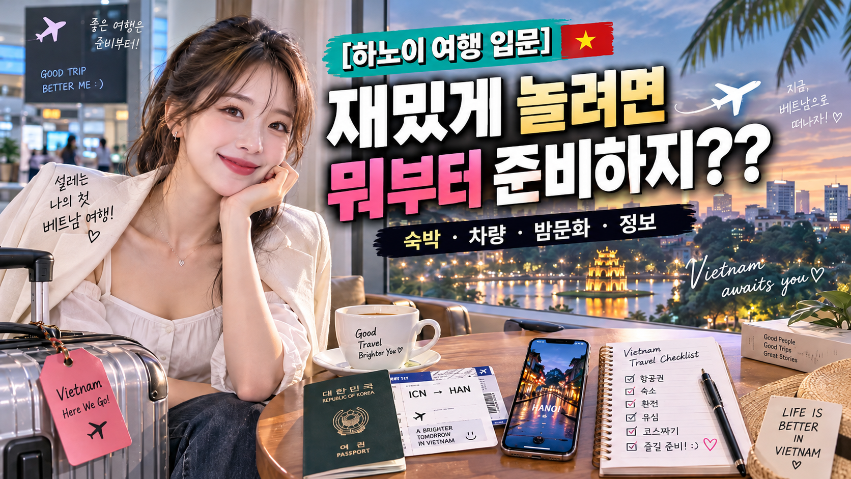 [베트남 여행 입문] 재밌게 놀려면 뭐부터 준비하지??